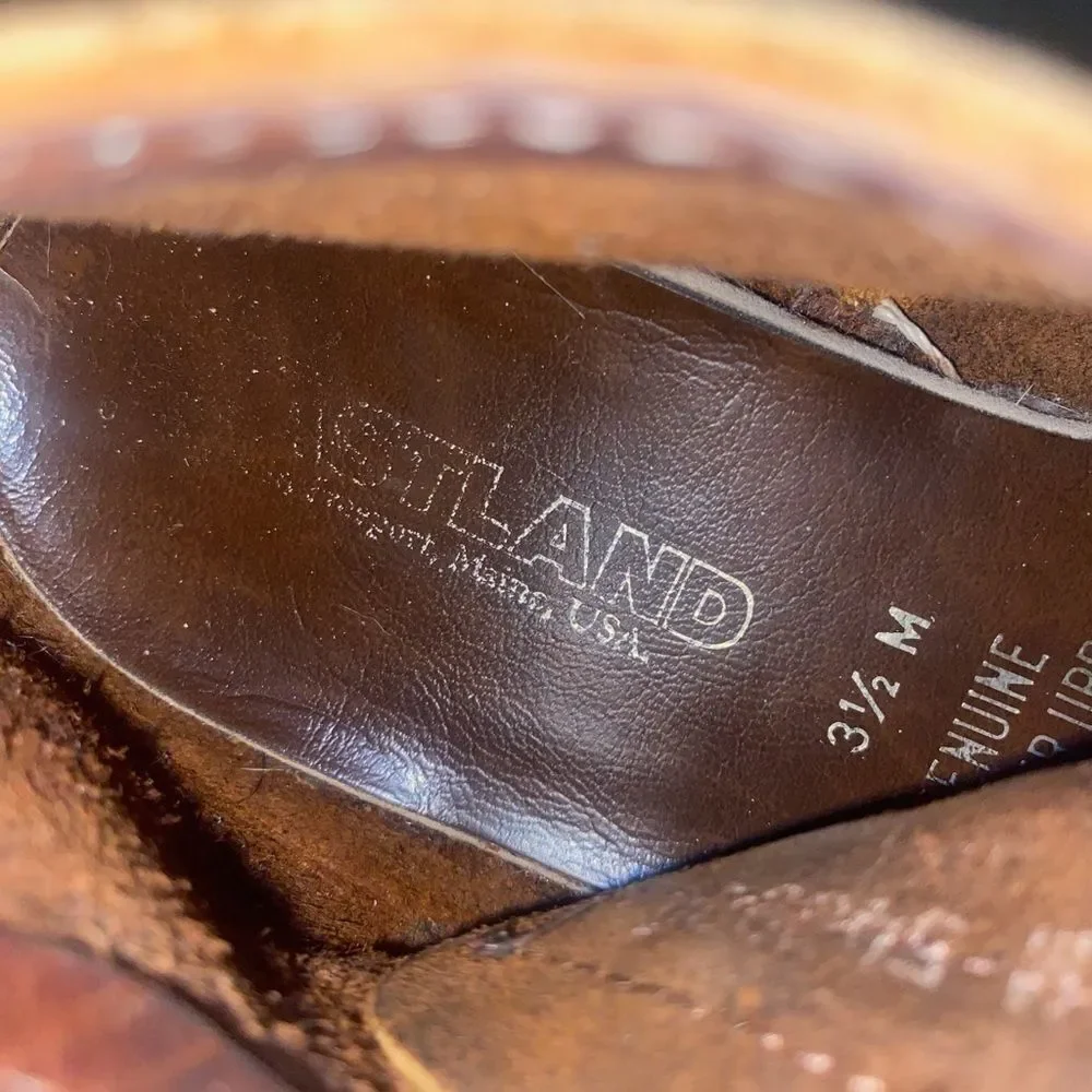 Kid's Eastland Brown Leather Oxford Shoes